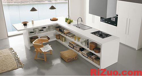 图片[20]_根据厨房大小、形状，选定合适的橱柜造型_日作设计